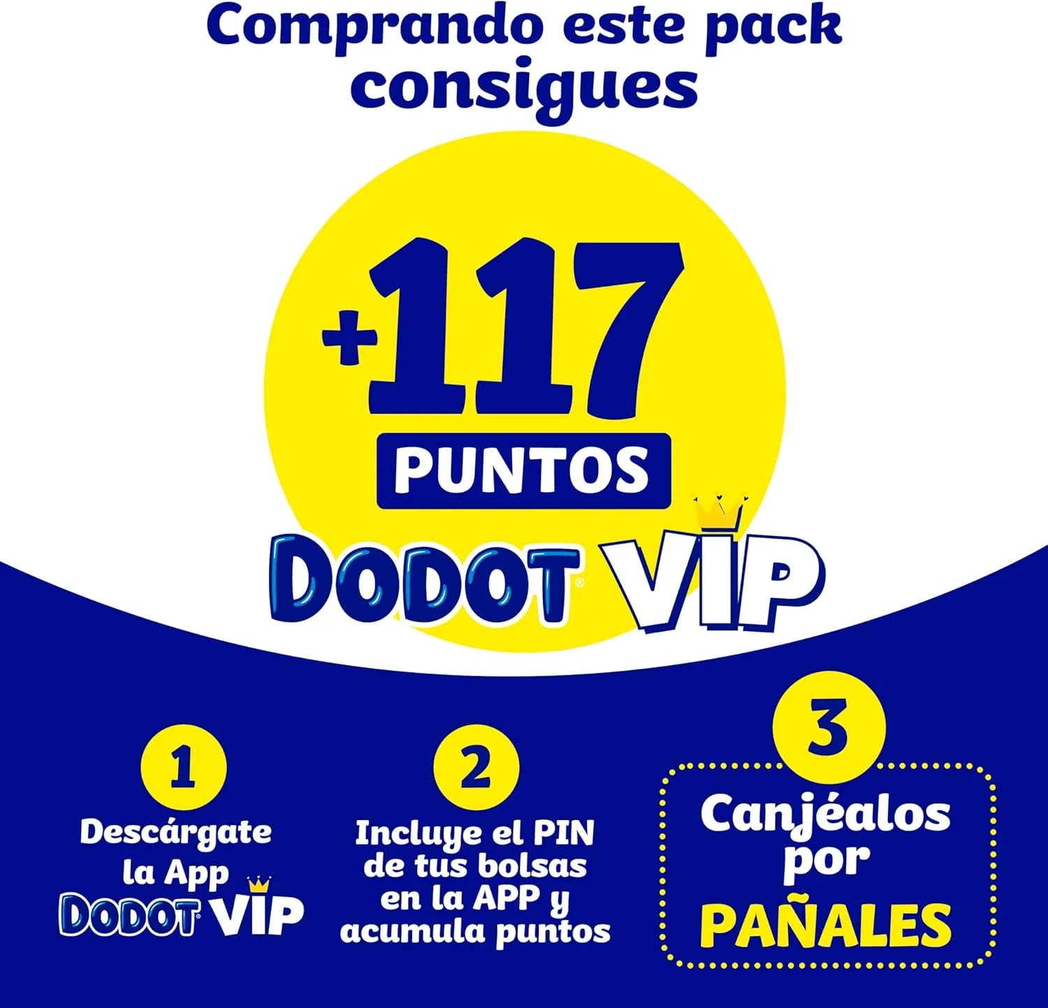 Dodot Pañales Bebé Sensitive, Talla 6 (+13 kg), 117 Pañales + 4 Pants de Regalo, Hasta 12 h De Protección Antifugas y Cuidado de la Piel, Pack Mensual